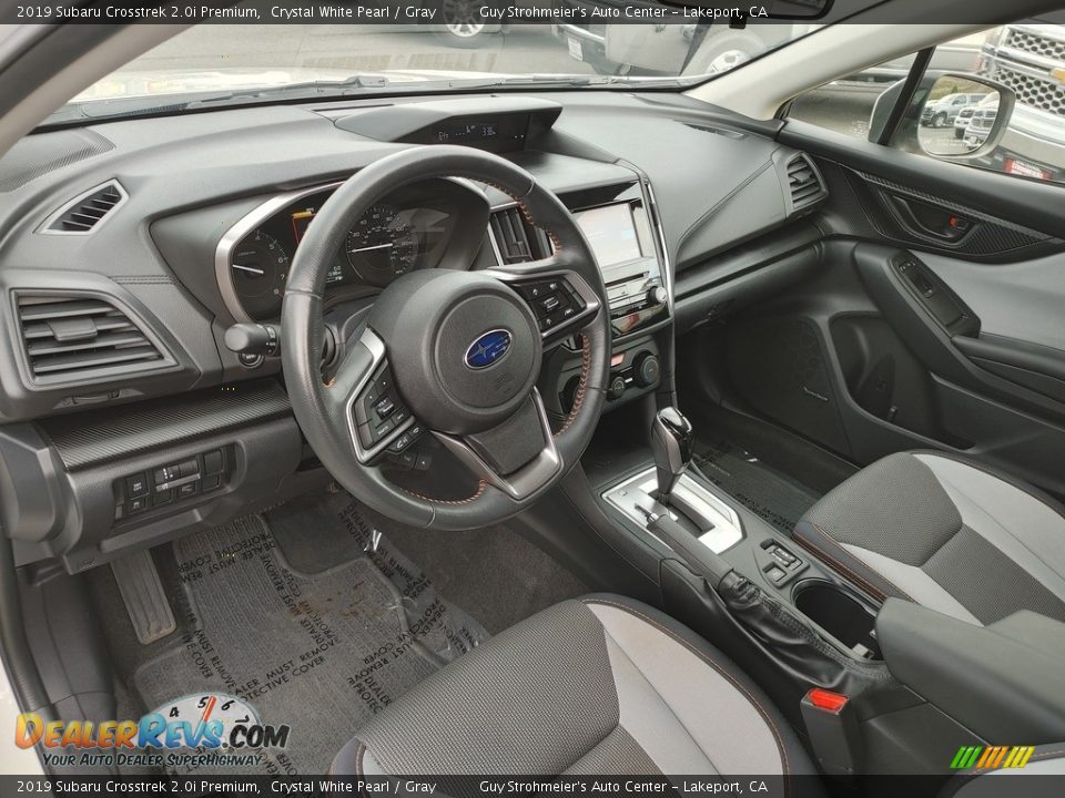 2019 Subaru Crosstrek 2.0i Premium Crystal White Pearl / Gray Photo #5