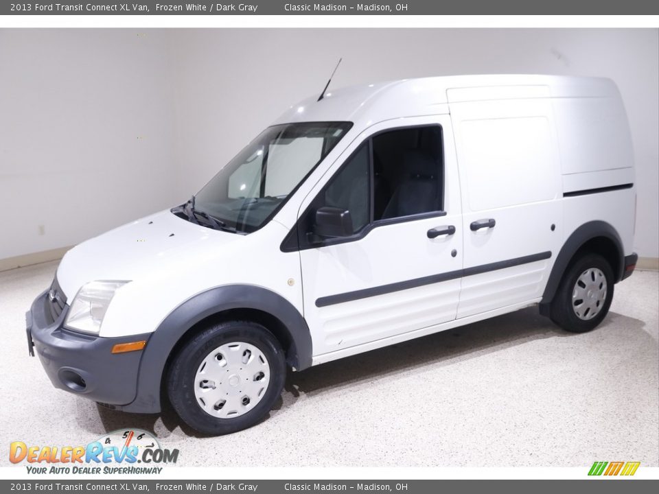 2013 Ford Transit Connect XL Van Frozen White / Dark Gray Photo #3