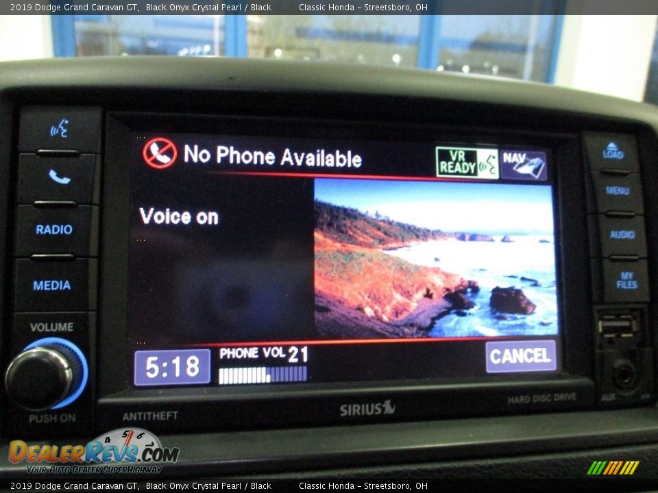 2019 Dodge Grand Caravan GT Black Onyx Crystal Pearl / Black Photo #34