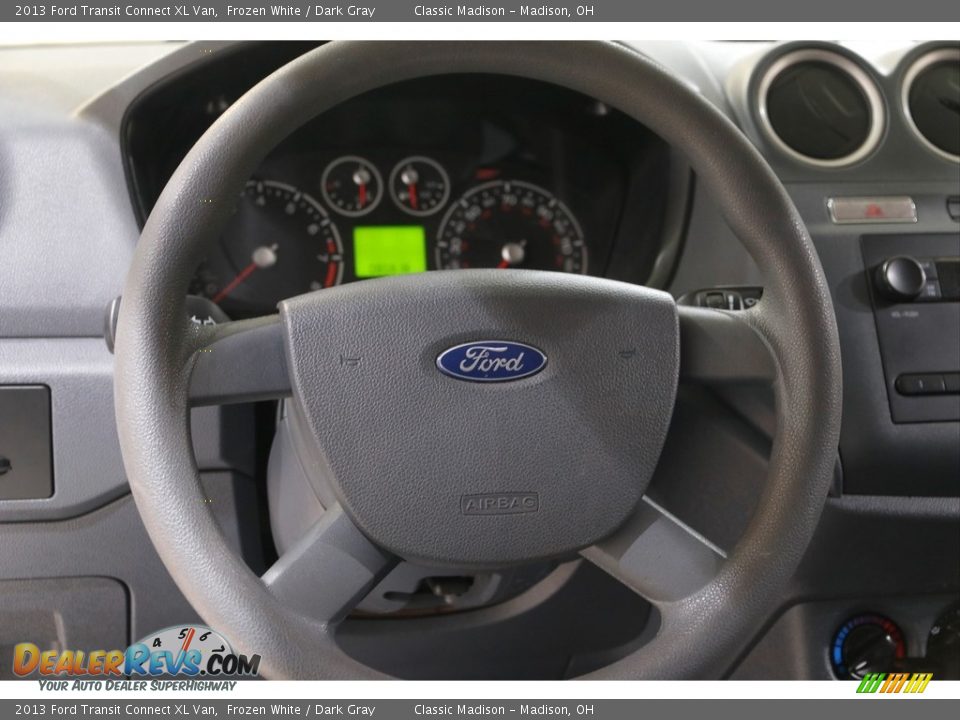 2013 Ford Transit Connect XL Van Frozen White / Dark Gray Photo #7
