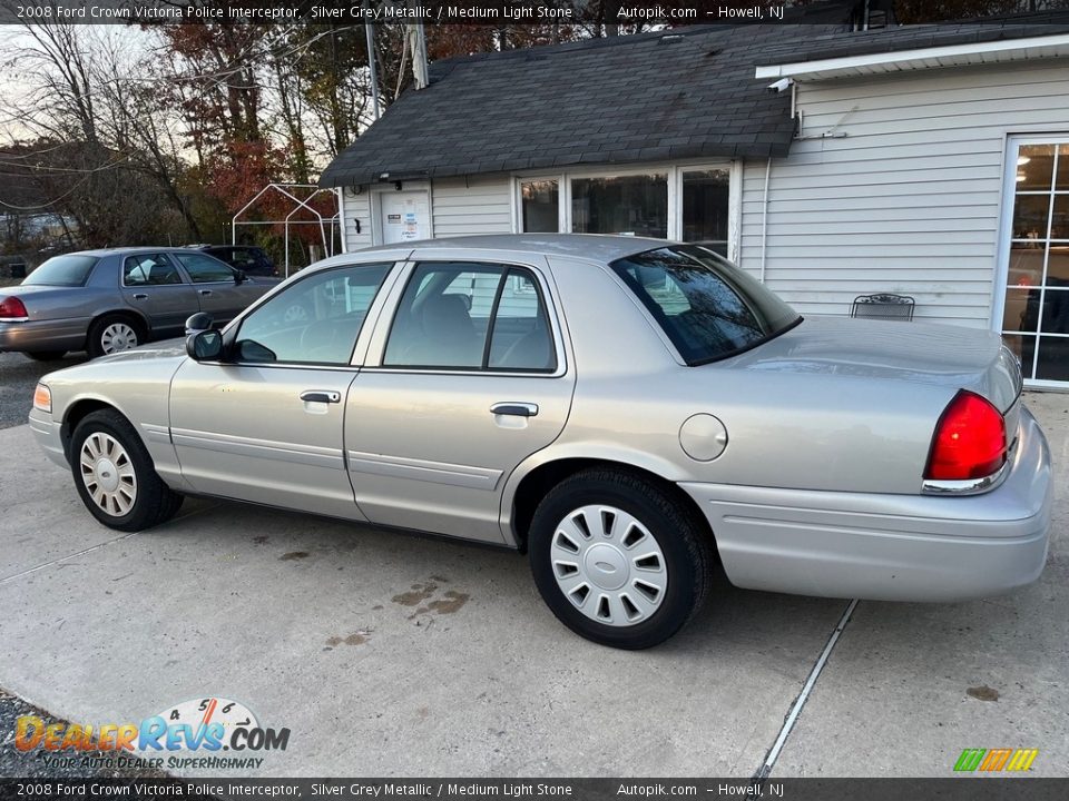 2008 Ford Crown Victoria Police Interceptor Silver Grey Metallic / Medium Light Stone Photo #8