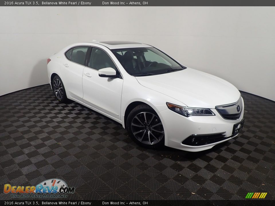 2016 Acura TLX 3.5 Bellanova White Pearl / Ebony Photo #5