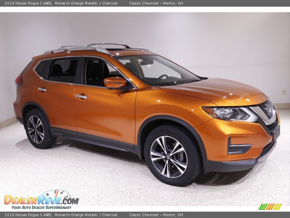 Monarch Orange Metallic 2019 Nissan Rogue S AWD Photo #1