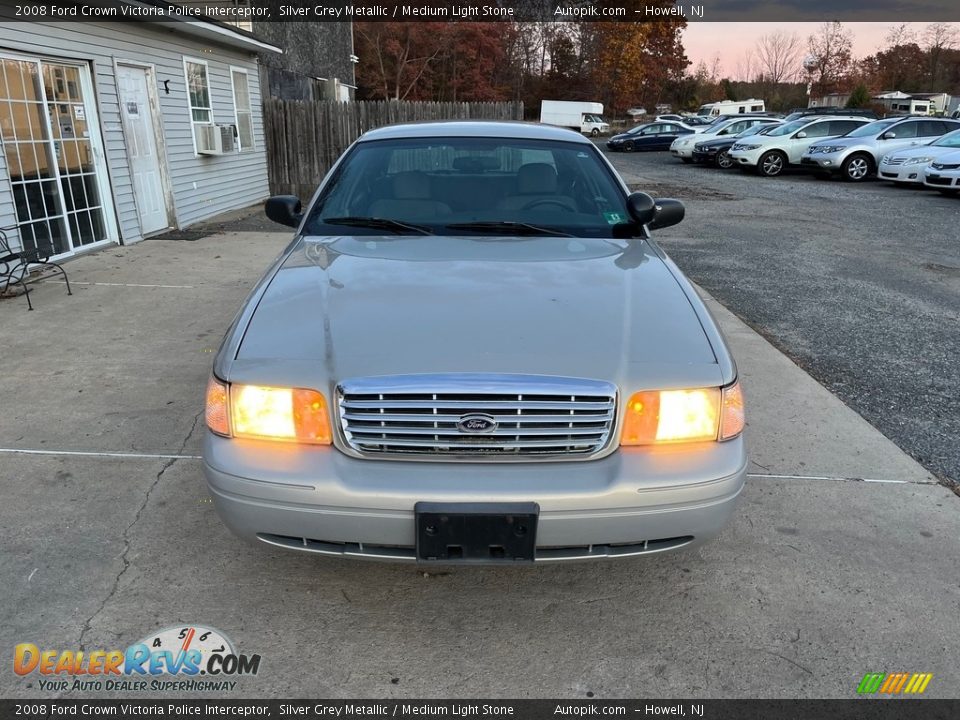 2008 Ford Crown Victoria Police Interceptor Silver Grey Metallic / Medium Light Stone Photo #11