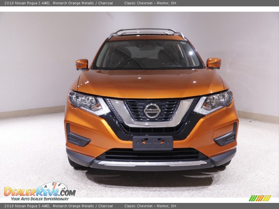 2019 Nissan Rogue S AWD Monarch Orange Metallic / Charcoal Photo #2