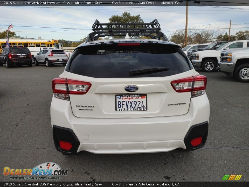 2019 Subaru Crosstrek 2.0i Premium Crystal White Pearl / Gray Photo #16