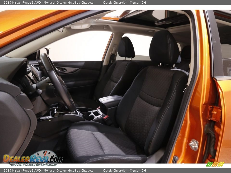 2019 Nissan Rogue S AWD Monarch Orange Metallic / Charcoal Photo #5