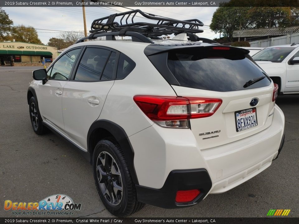 2019 Subaru Crosstrek 2.0i Premium Crystal White Pearl / Gray Photo #17