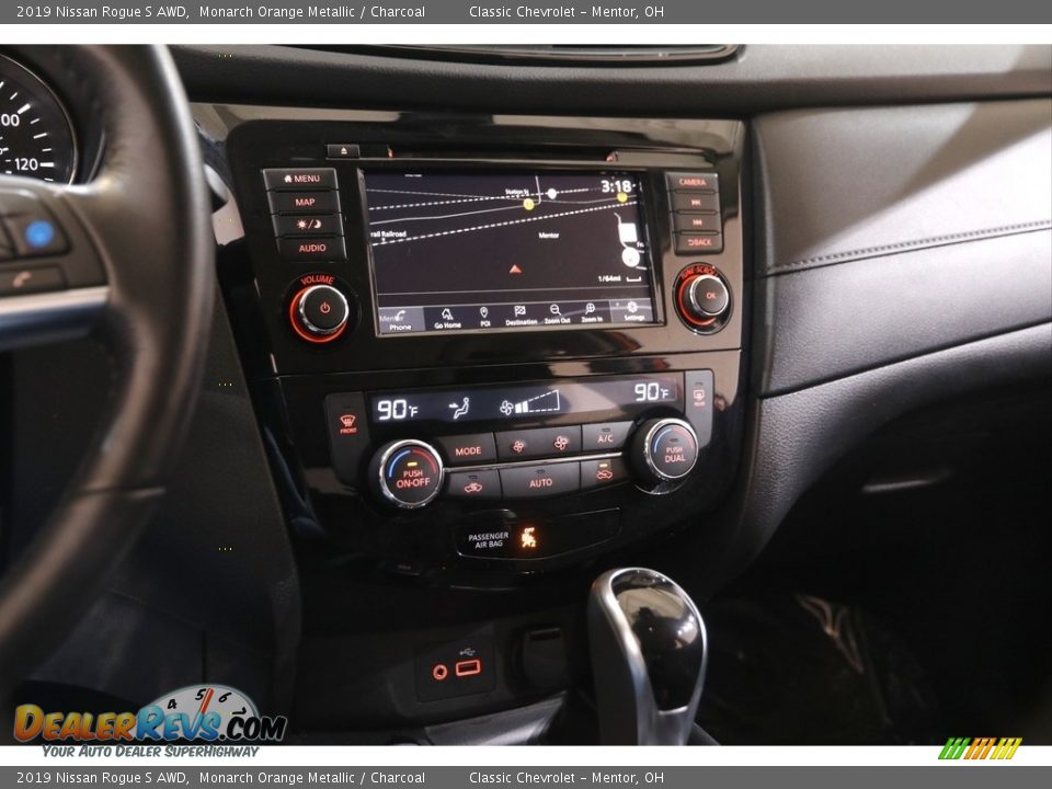 2019 Nissan Rogue S AWD Monarch Orange Metallic / Charcoal Photo #9