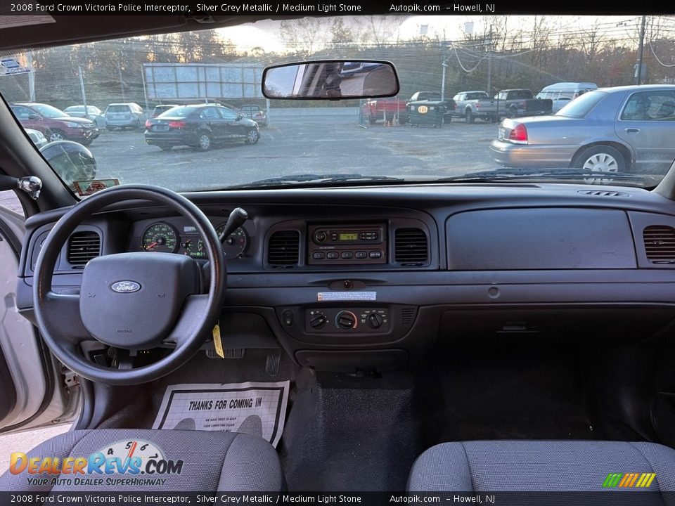 2008 Ford Crown Victoria Police Interceptor Silver Grey Metallic / Medium Light Stone Photo #18