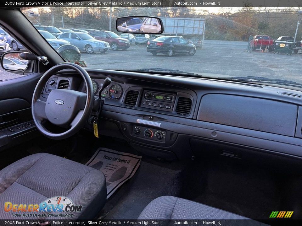 2008 Ford Crown Victoria Police Interceptor Silver Grey Metallic / Medium Light Stone Photo #19