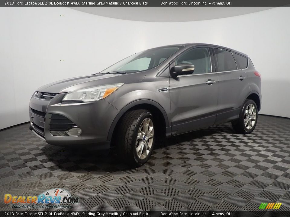 2013 Ford Escape SEL 2.0L EcoBoost 4WD Sterling Gray Metallic / Charcoal Black Photo #8