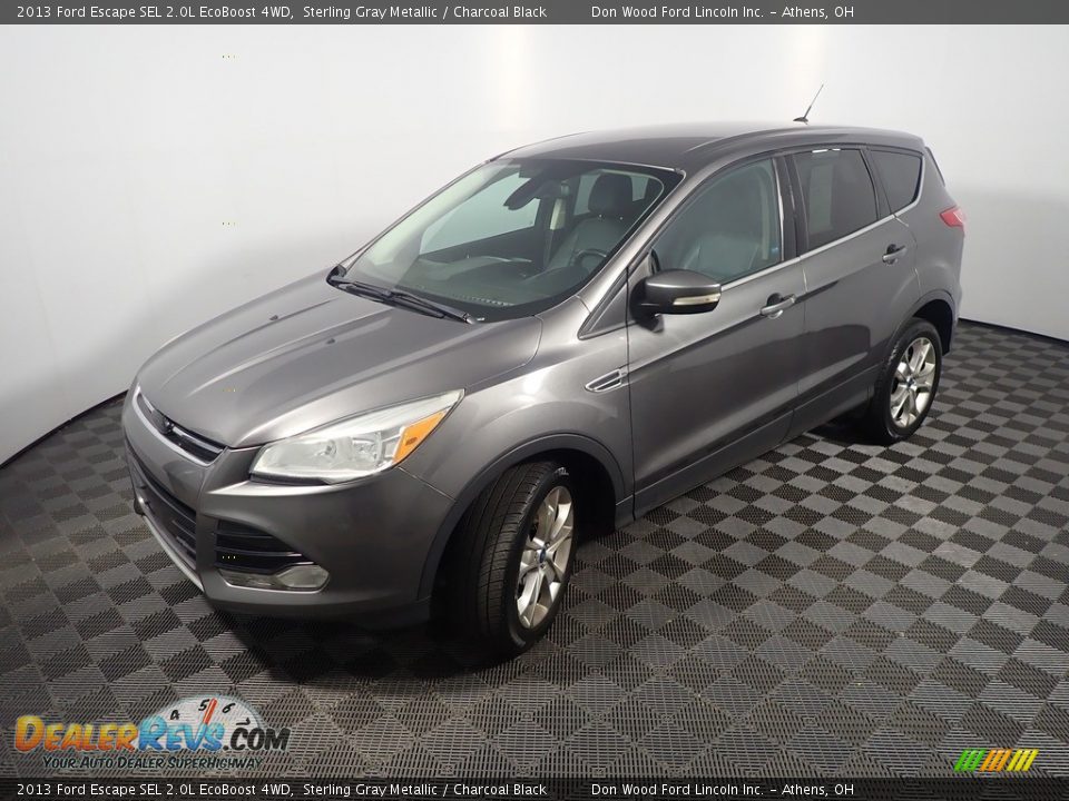 2013 Ford Escape SEL 2.0L EcoBoost 4WD Sterling Gray Metallic / Charcoal Black Photo #9