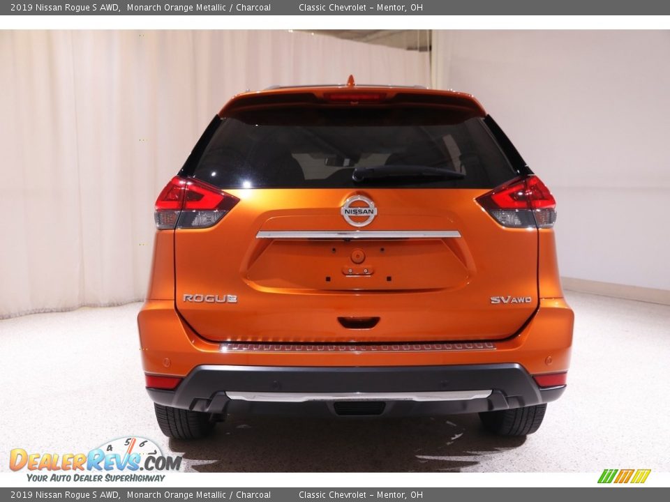 2019 Nissan Rogue S AWD Monarch Orange Metallic / Charcoal Photo #19