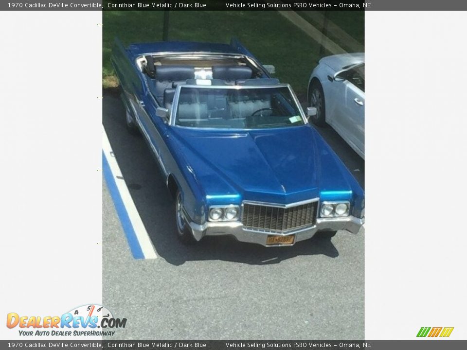 Corinthian Blue Metallic 1970 Cadillac DeVille Convertible Photo #1