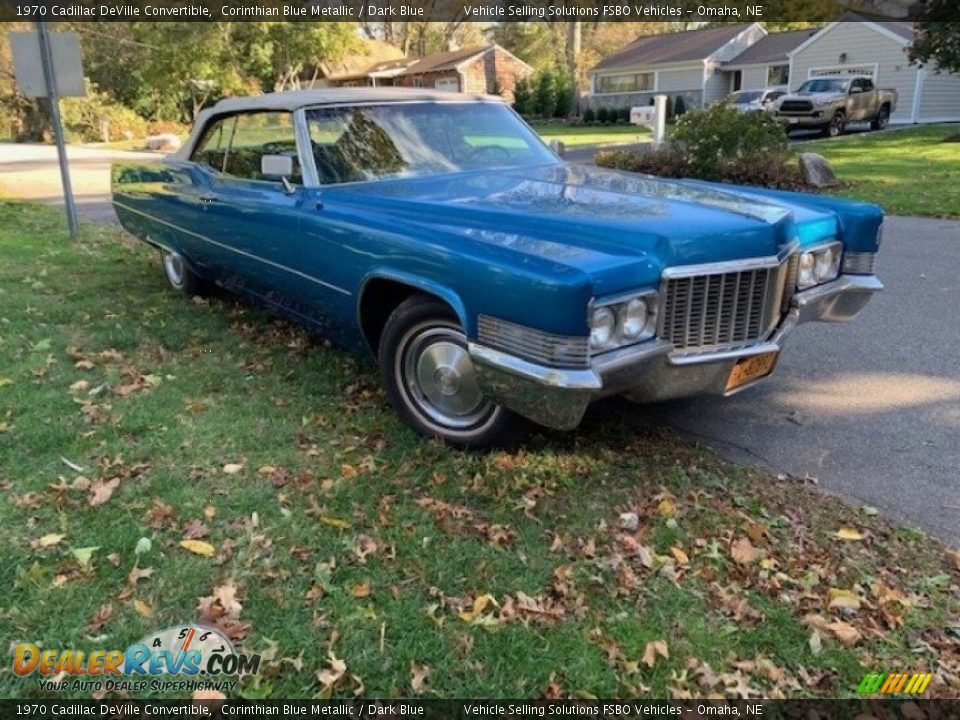 Front 3/4 View of 1970 Cadillac DeVille Convertible Photo #2