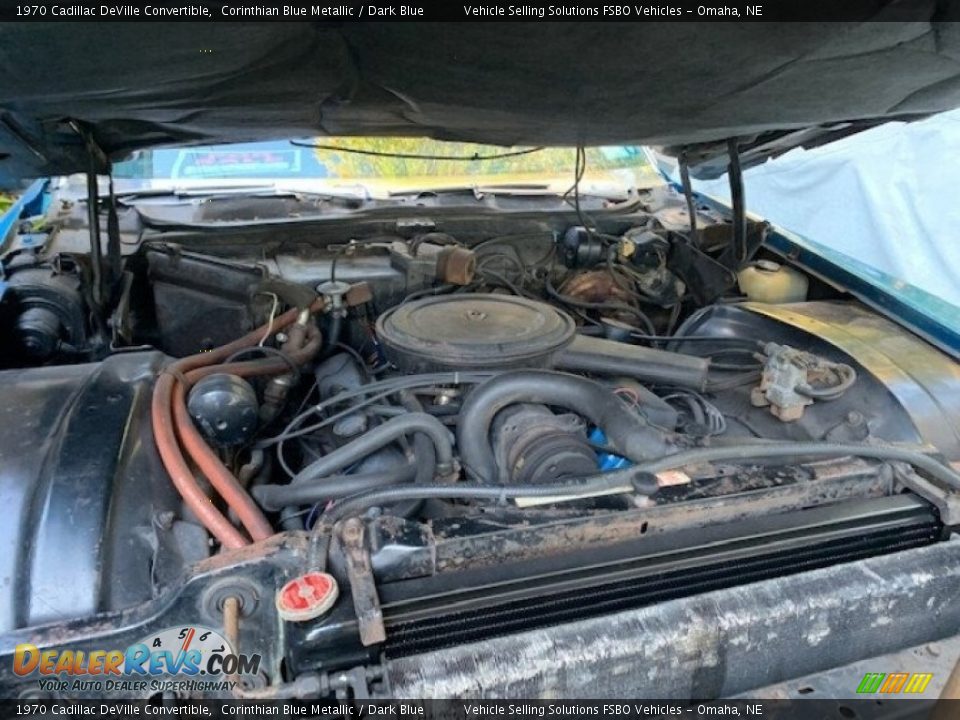 1970 Cadillac DeVille Convertible 472 cid OHV 16-Valve V8 Engine Photo #4