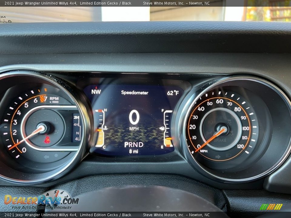 2021 Jeep Wrangler Unlimited Willys 4x4 Gauges Photo #20