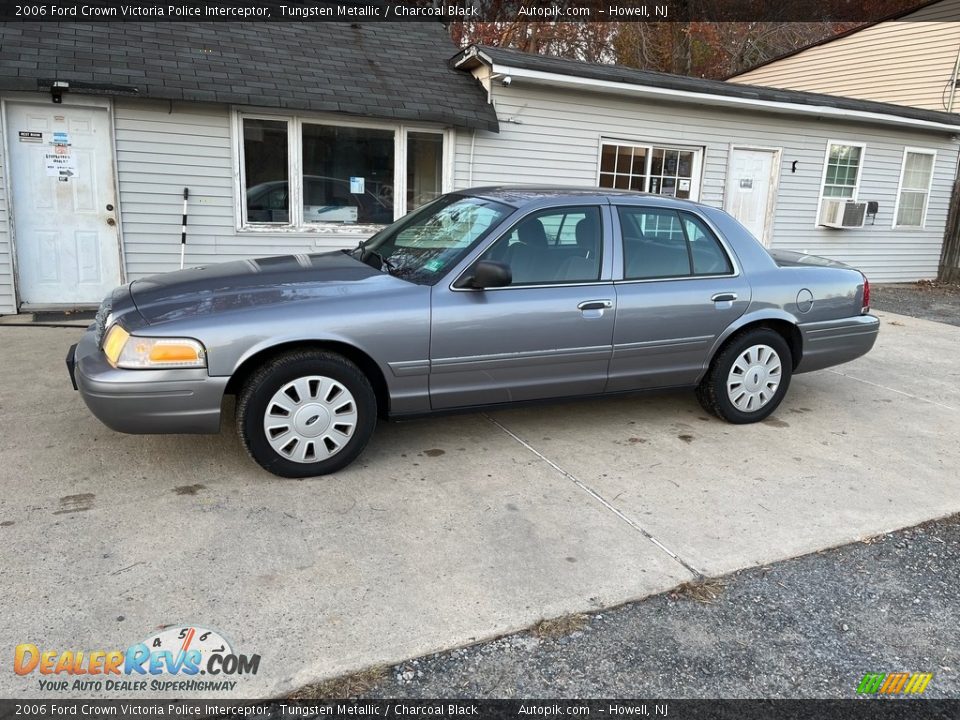 2006 Ford Crown Victoria Police Interceptor Tungsten Metallic / Charcoal Black Photo #9