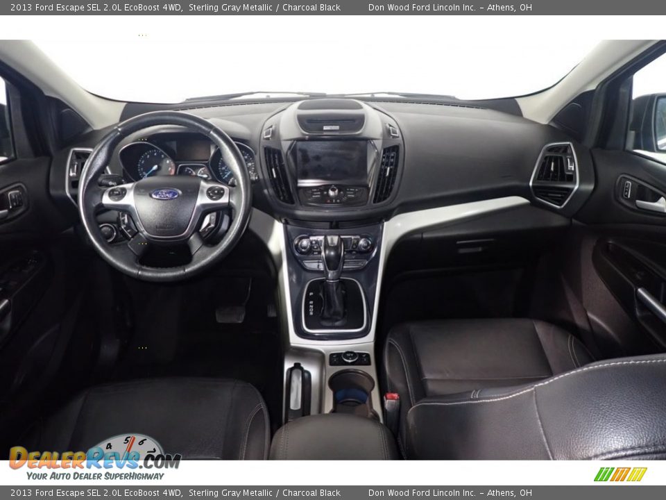 2013 Ford Escape SEL 2.0L EcoBoost 4WD Sterling Gray Metallic / Charcoal Black Photo #24