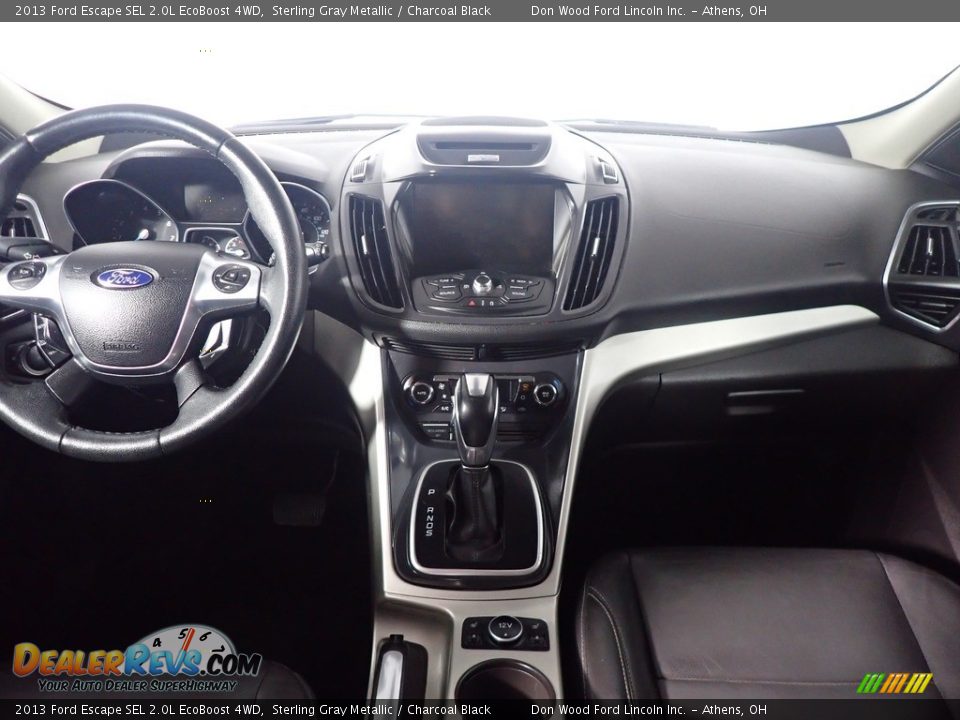 2013 Ford Escape SEL 2.0L EcoBoost 4WD Sterling Gray Metallic / Charcoal Black Photo #25