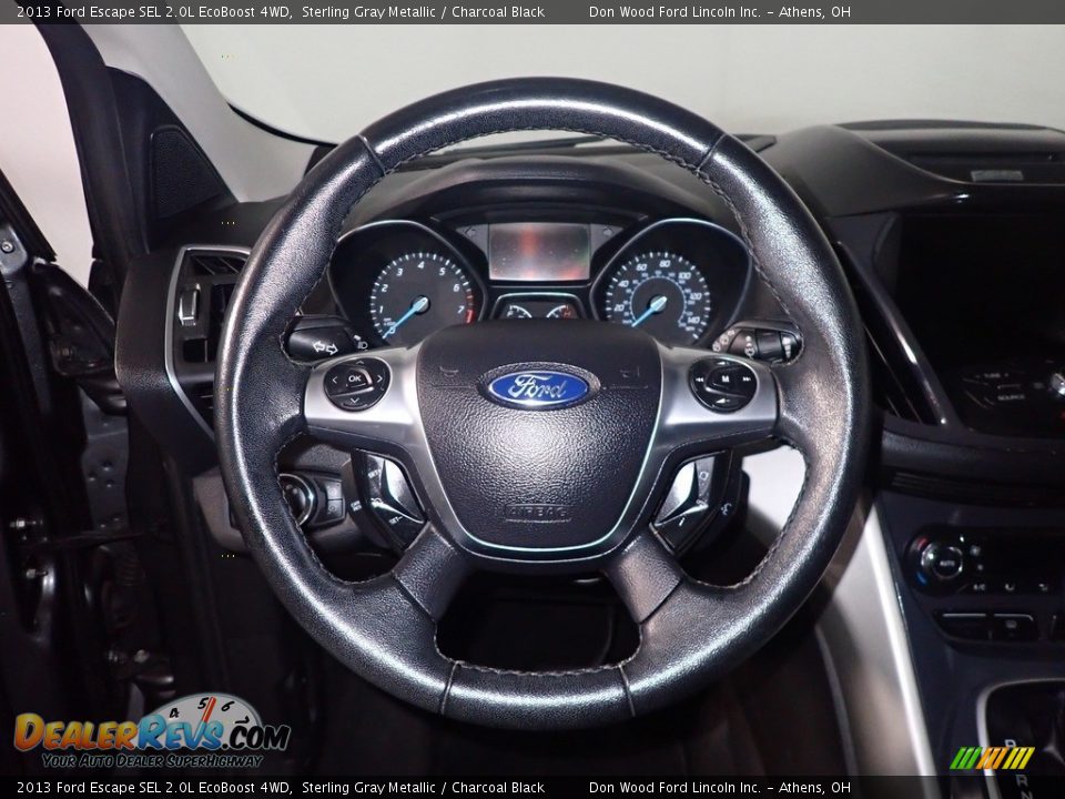 2013 Ford Escape SEL 2.0L EcoBoost 4WD Sterling Gray Metallic / Charcoal Black Photo #27