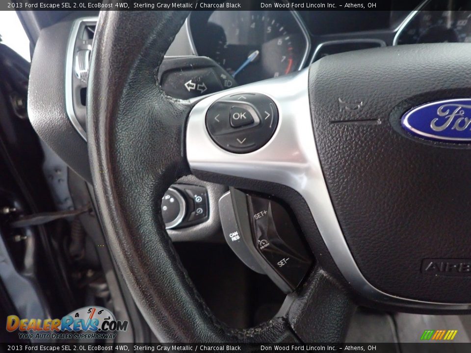 2013 Ford Escape SEL 2.0L EcoBoost 4WD Sterling Gray Metallic / Charcoal Black Photo #29