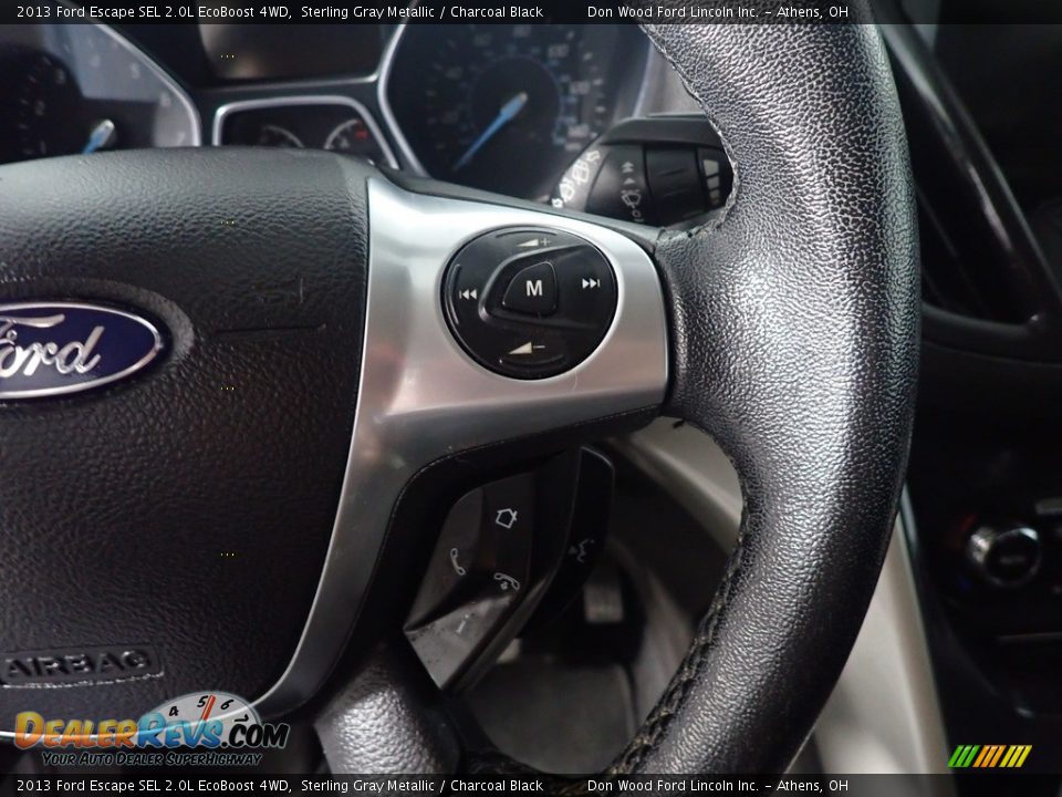 2013 Ford Escape SEL 2.0L EcoBoost 4WD Sterling Gray Metallic / Charcoal Black Photo #30