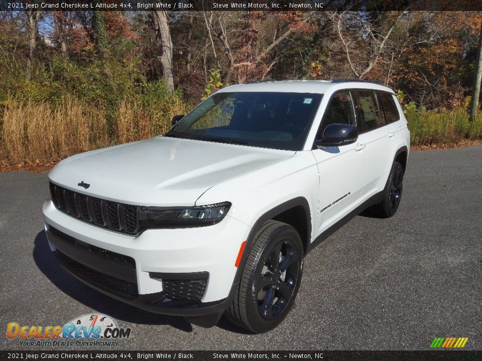 2021 Jeep Grand Cherokee L Altitude 4x4 Bright White / Black Photo #2