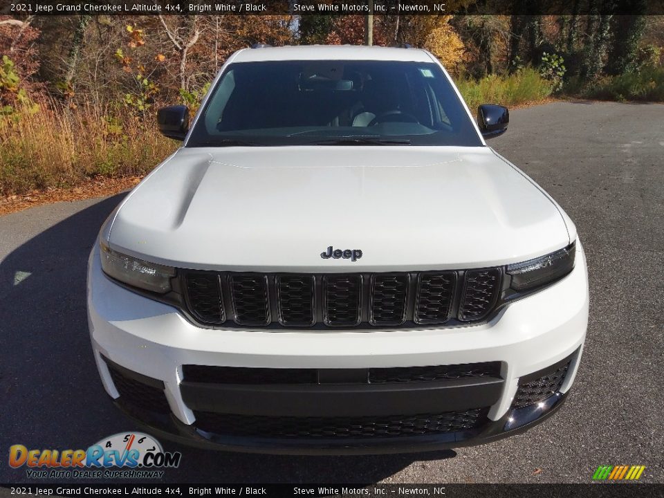 2021 Jeep Grand Cherokee L Altitude 4x4 Bright White / Black Photo #3