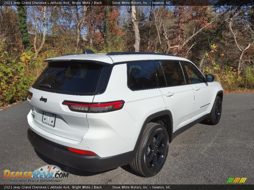 2021 Jeep Grand Cherokee L Altitude 4x4 Bright White / Black Photo #6