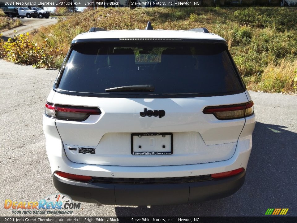 2021 Jeep Grand Cherokee L Altitude 4x4 Bright White / Black Photo #7