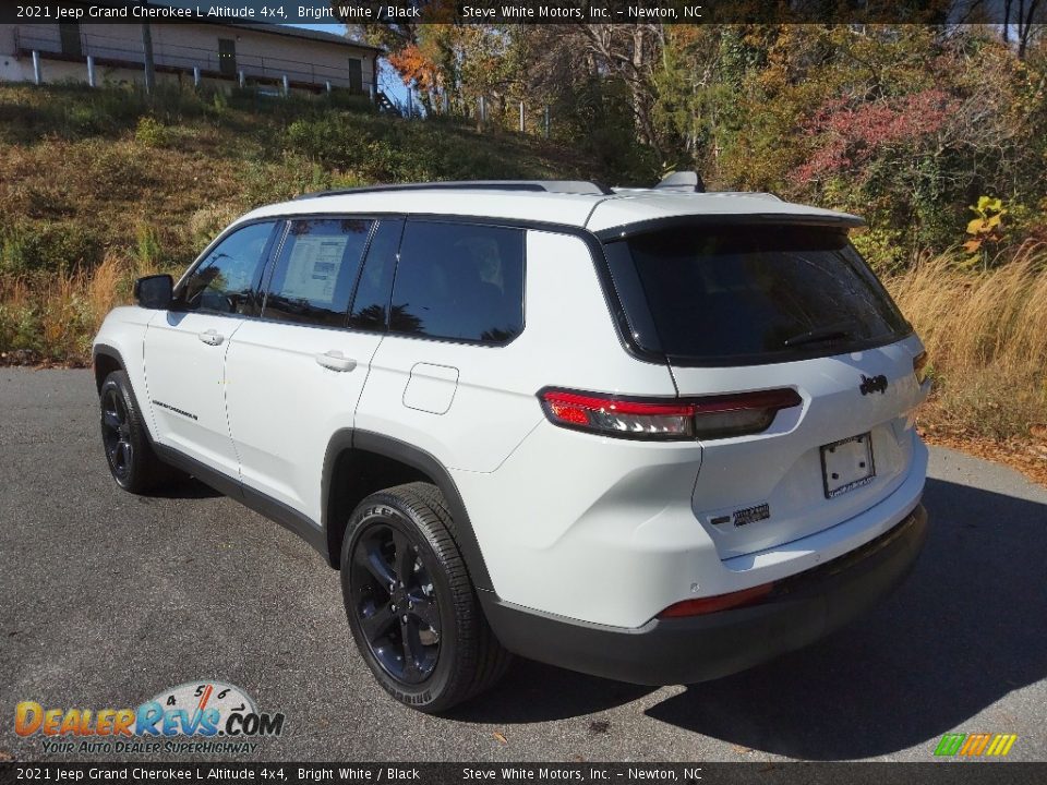 2021 Jeep Grand Cherokee L Altitude 4x4 Bright White / Black Photo #8