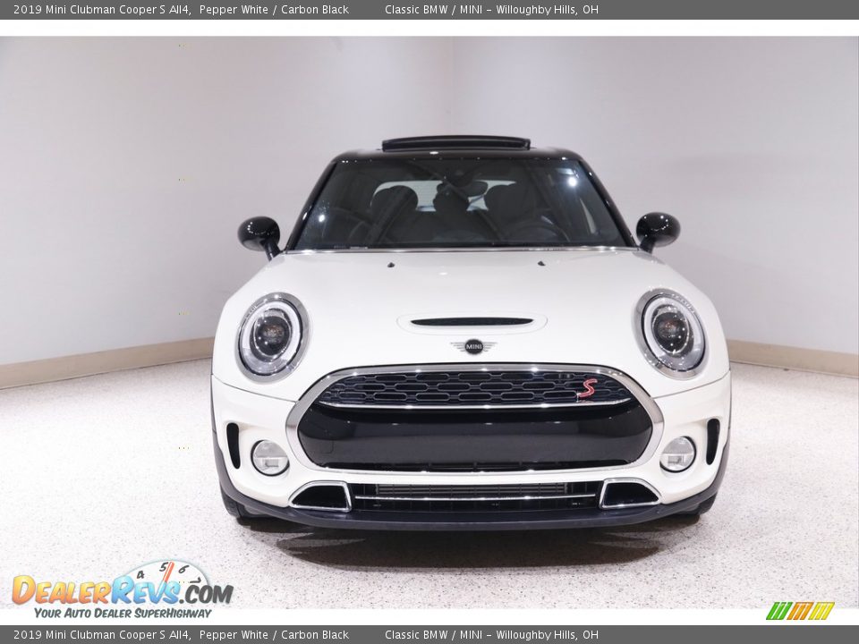 2019 Mini Clubman Cooper S All4 Pepper White / Carbon Black Photo #2