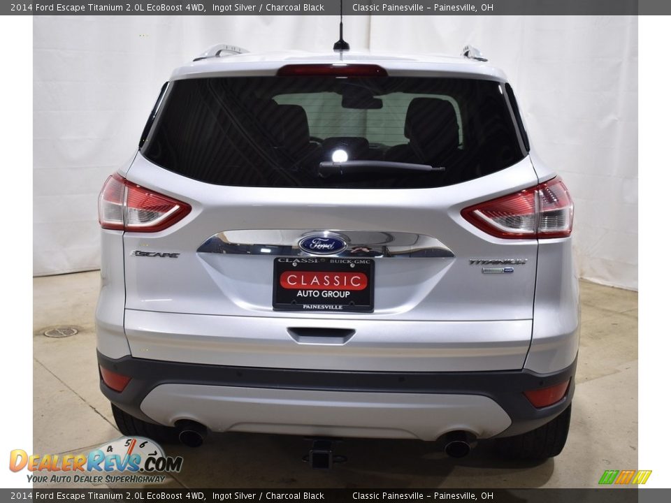 2014 Ford Escape Titanium 2.0L EcoBoost 4WD Ingot Silver / Charcoal Black Photo #3