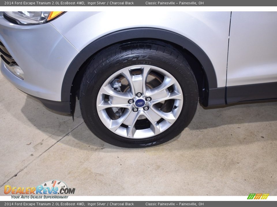 2014 Ford Escape Titanium 2.0L EcoBoost 4WD Ingot Silver / Charcoal Black Photo #5