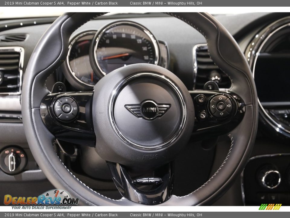 2019 Mini Clubman Cooper S All4 Pepper White / Carbon Black Photo #7