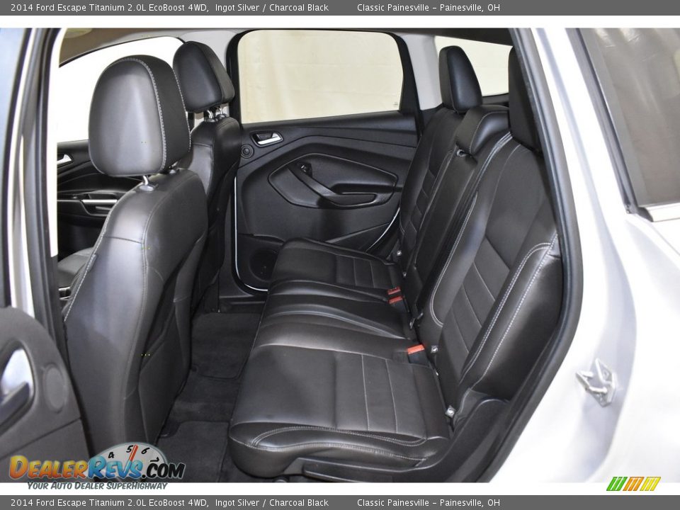 2014 Ford Escape Titanium 2.0L EcoBoost 4WD Ingot Silver / Charcoal Black Photo #8
