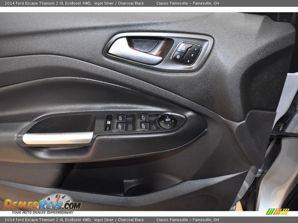 2014 Ford Escape Titanium 2.0L EcoBoost 4WD Ingot Silver / Charcoal Black Photo #10
