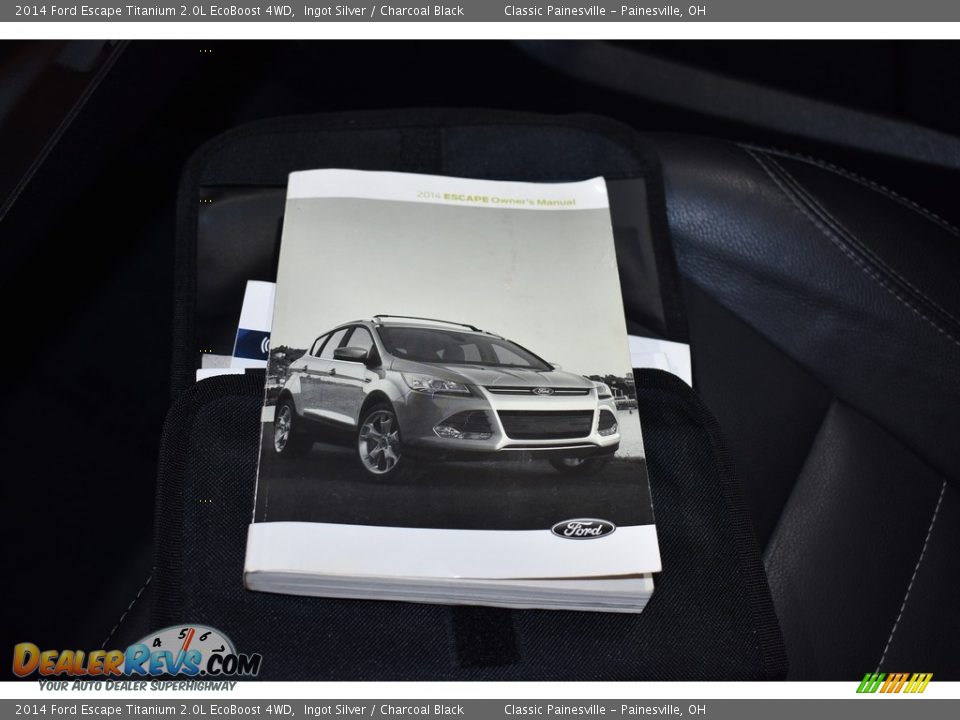 2014 Ford Escape Titanium 2.0L EcoBoost 4WD Ingot Silver / Charcoal Black Photo #16
