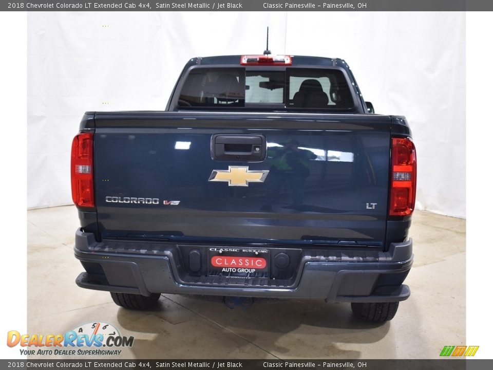 2018 Chevrolet Colorado LT Extended Cab 4x4 Satin Steel Metallic / Jet Black Photo #3