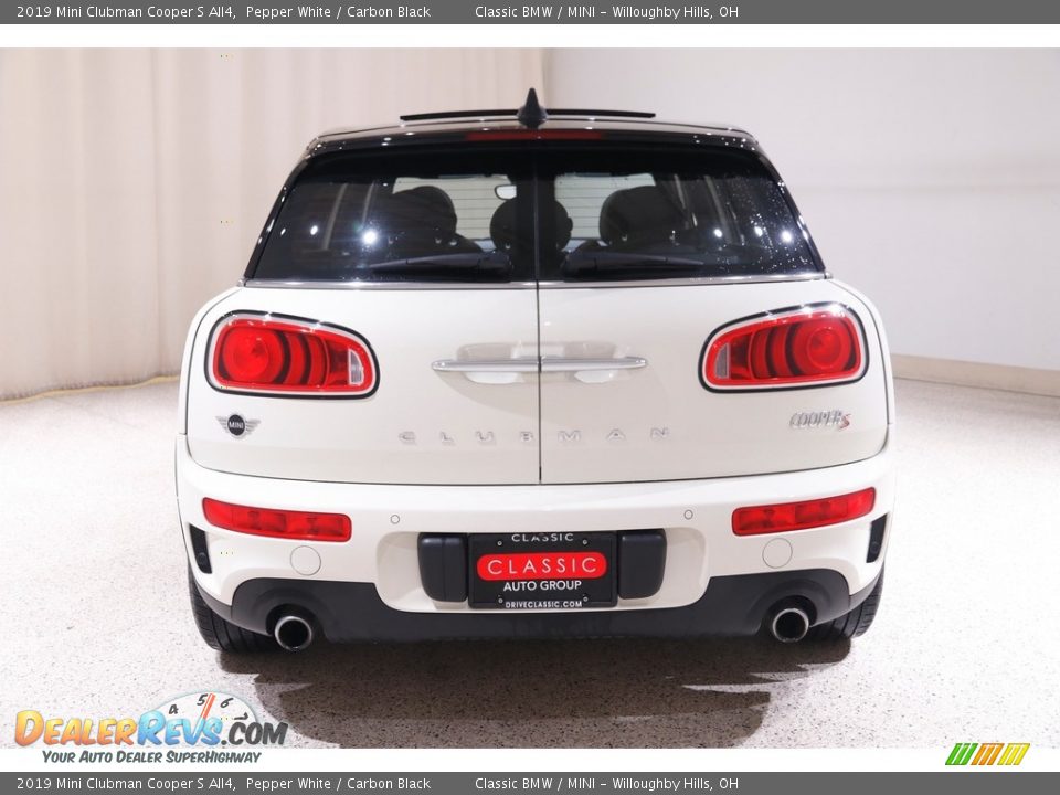 2019 Mini Clubman Cooper S All4 Pepper White / Carbon Black Photo #20