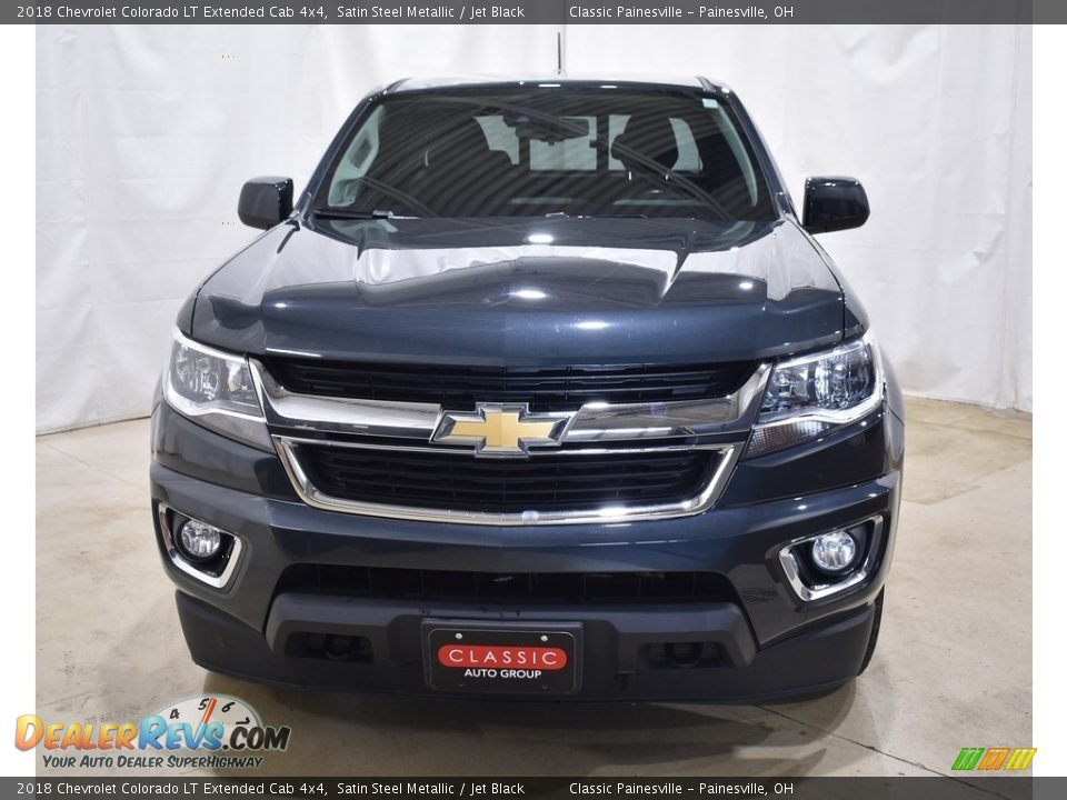 2018 Chevrolet Colorado LT Extended Cab 4x4 Satin Steel Metallic / Jet Black Photo #4