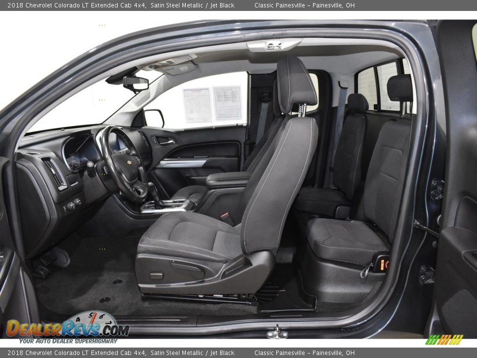 2018 Chevrolet Colorado LT Extended Cab 4x4 Satin Steel Metallic / Jet Black Photo #7