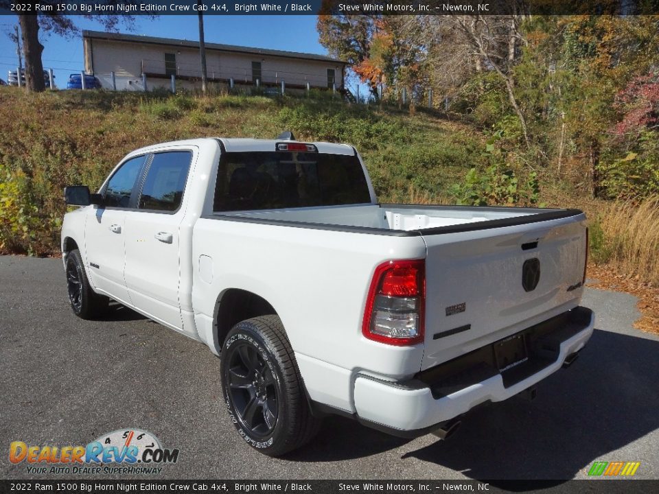 2022 Ram 1500 Big Horn Night Edition Crew Cab 4x4 Bright White / Black Photo #9