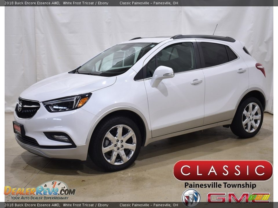 2018 Buick Encore Essence AWD White Frost Tricoat / Ebony Photo #1