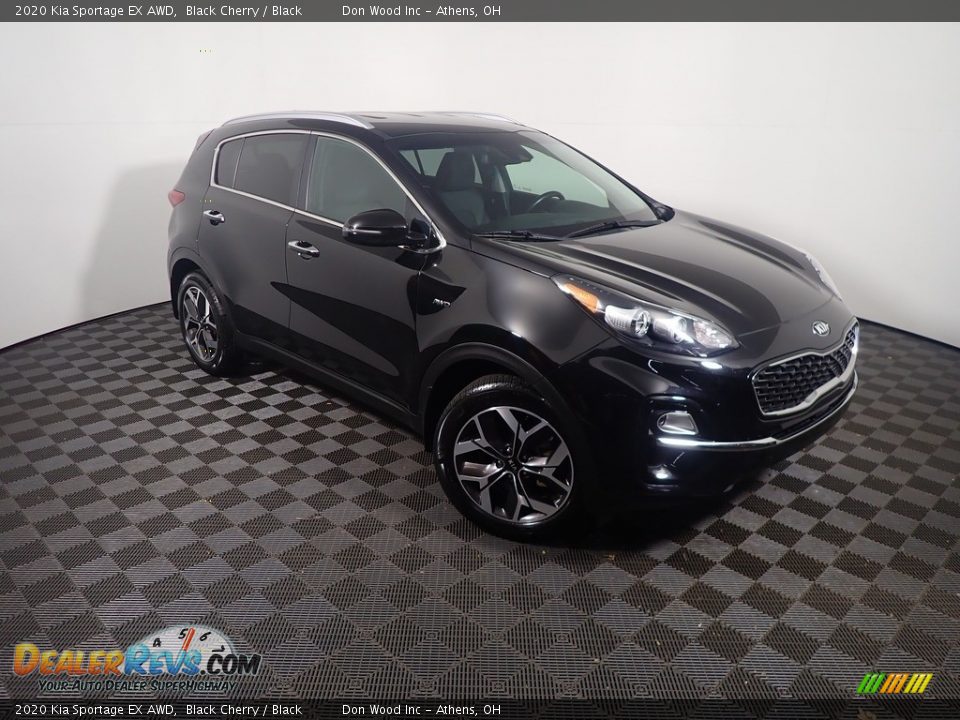 2020 Kia Sportage EX AWD Black Cherry / Black Photo #4