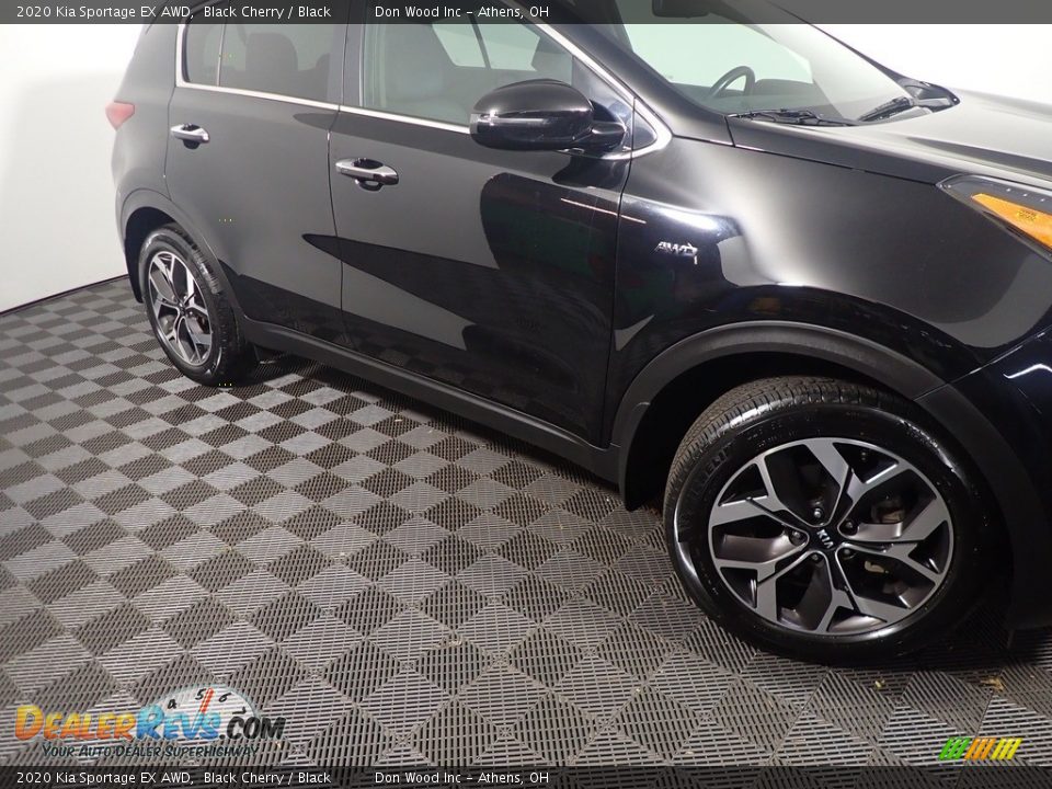 2020 Kia Sportage EX AWD Black Cherry / Black Photo #5