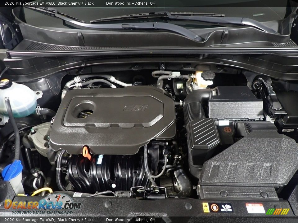 2020 Kia Sportage EX AWD Black Cherry / Black Photo #8
