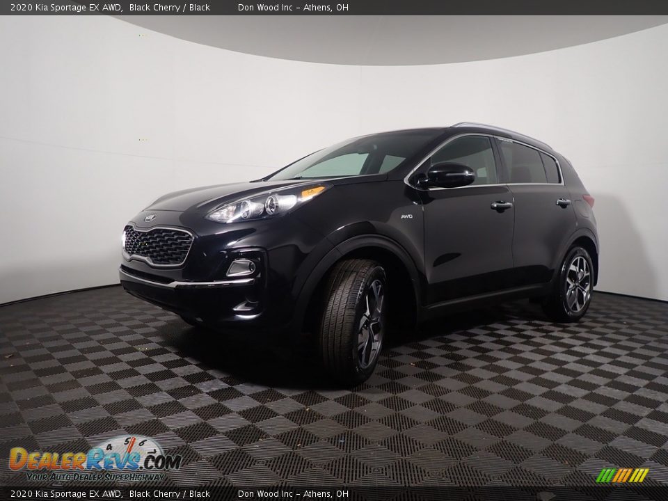 2020 Kia Sportage EX AWD Black Cherry / Black Photo #9